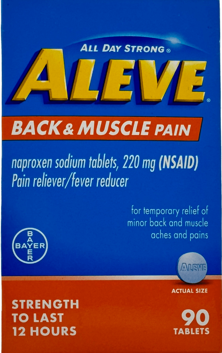 Aleve Back & Muscle Pain - 90 Tablets