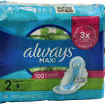Always Maxi - Long Pads Size 2 - Rapid Dry - 18 Ct