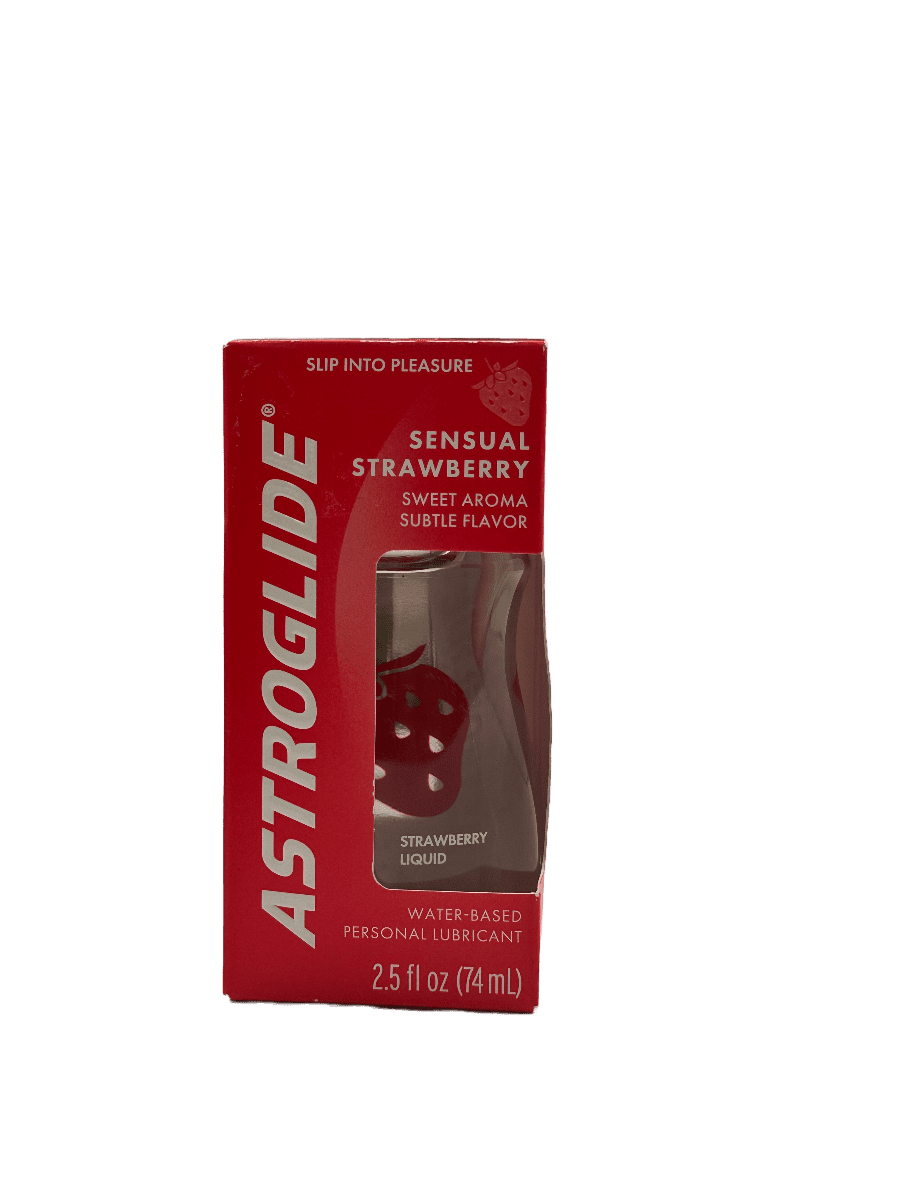 Astroglide Water Based Lubricant - Sensual Strawberry - 2.5 FL Oz (74 mL)