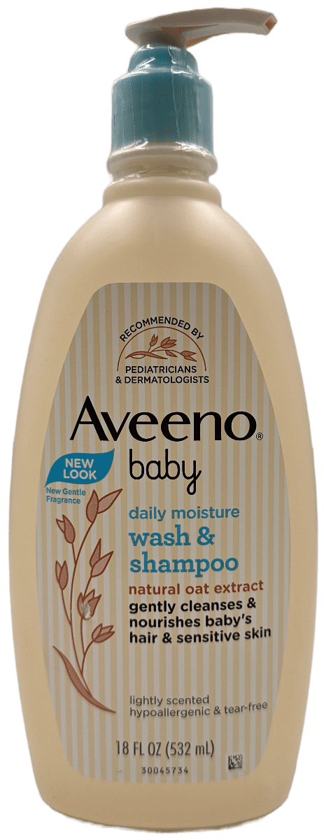 Aveeno Baby Moisture Wash & Shampoo - 18 fl oz