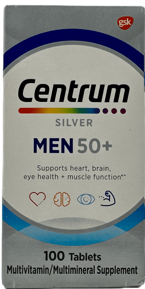 Centrum Silver - Men 50+ - Multivitamin Tablets - 100 Ct