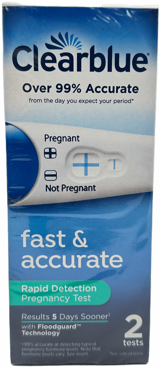 Clearblue Rapid Detection Pregnancy Test - 2 Tests