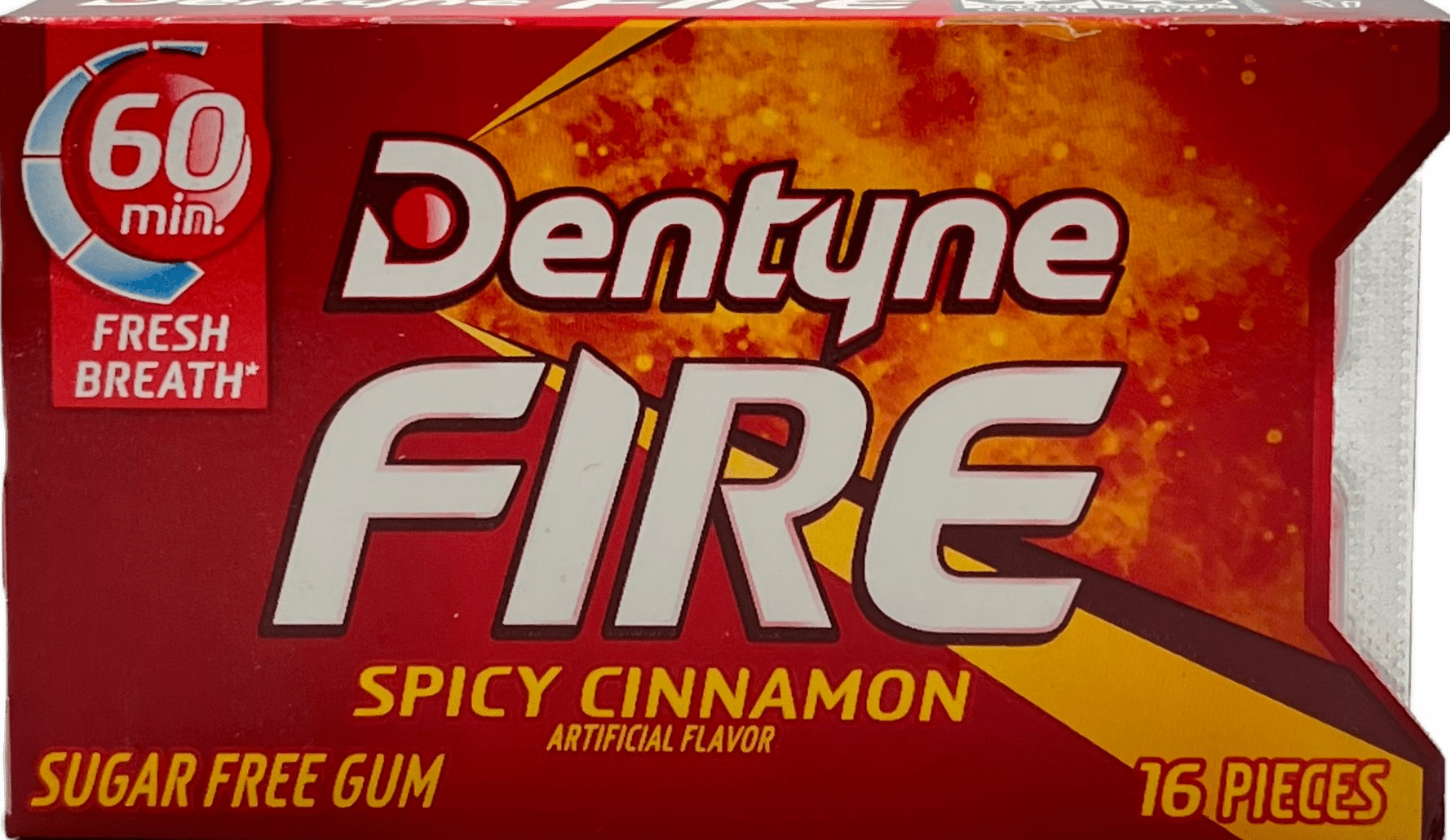 Dentyne Fire: 16-Piece Sugar-Free Spicy Cinnamon Gum