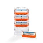 Gillette Fusion 5 Cartridges - 4 Pack for Smooth Shave