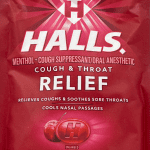 Halls Cherry Cough Drops: 30-Pack for Quick Throat Relief
