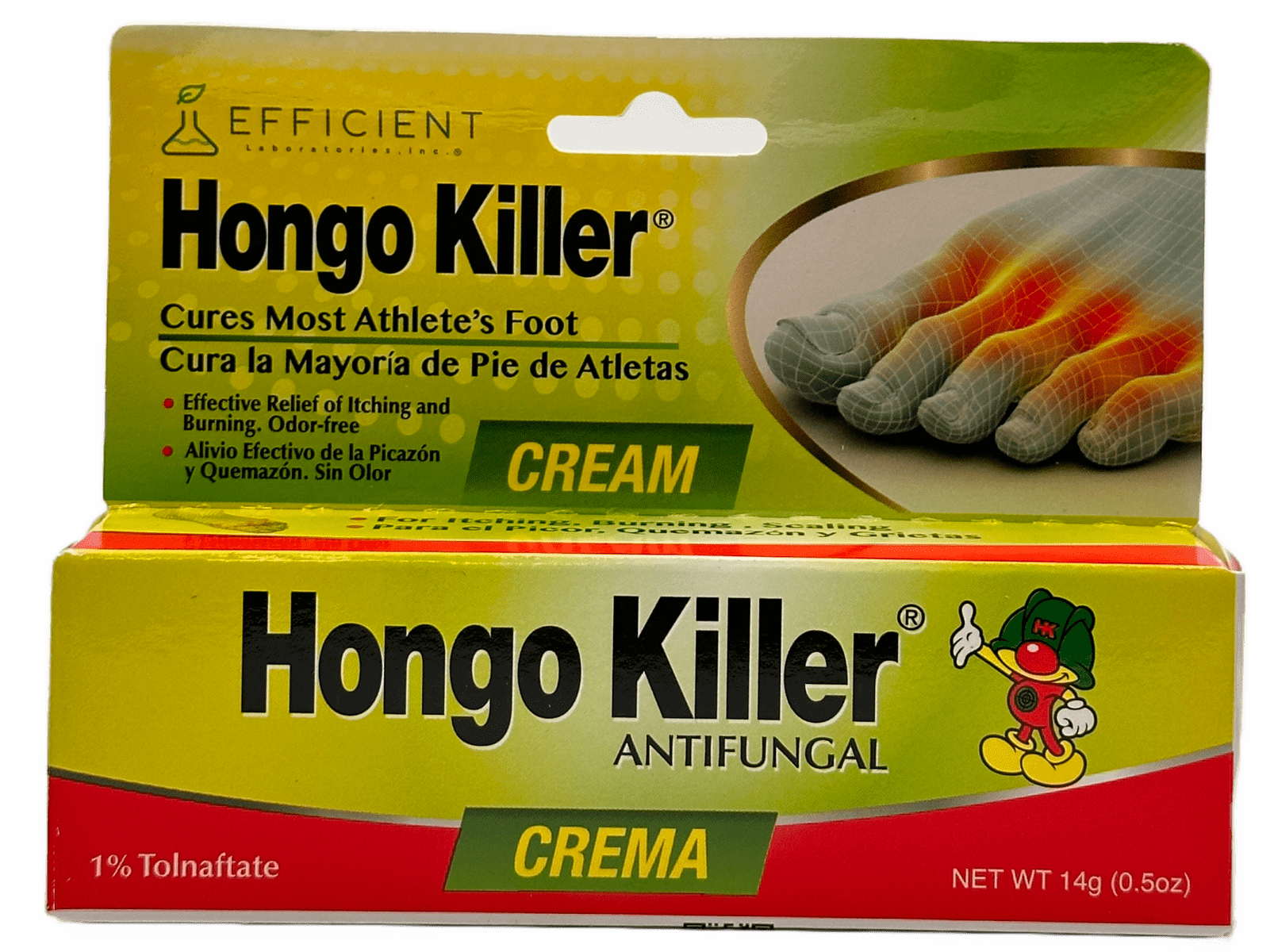 Hongo Killer - Antifungal Cream - 0.5 OZ