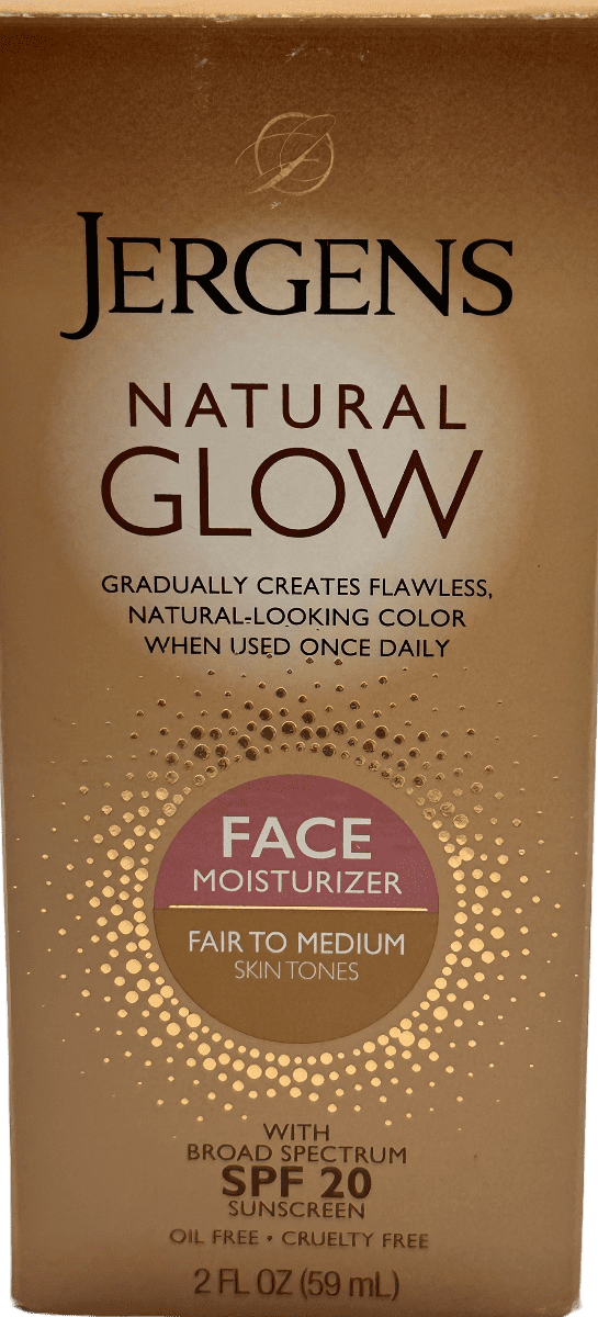 Jergens Natural Glow Face Moisturizer - 2 FL OZ