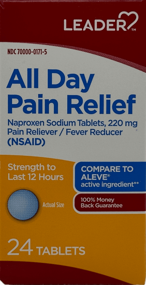 Leader All Day Pain Relief - 24 Tablets