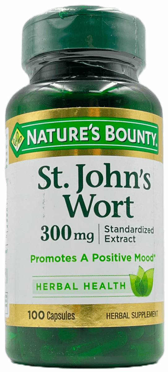 Nature's Bounty St. John's Wort 300 mg Capsules - 100 Ct