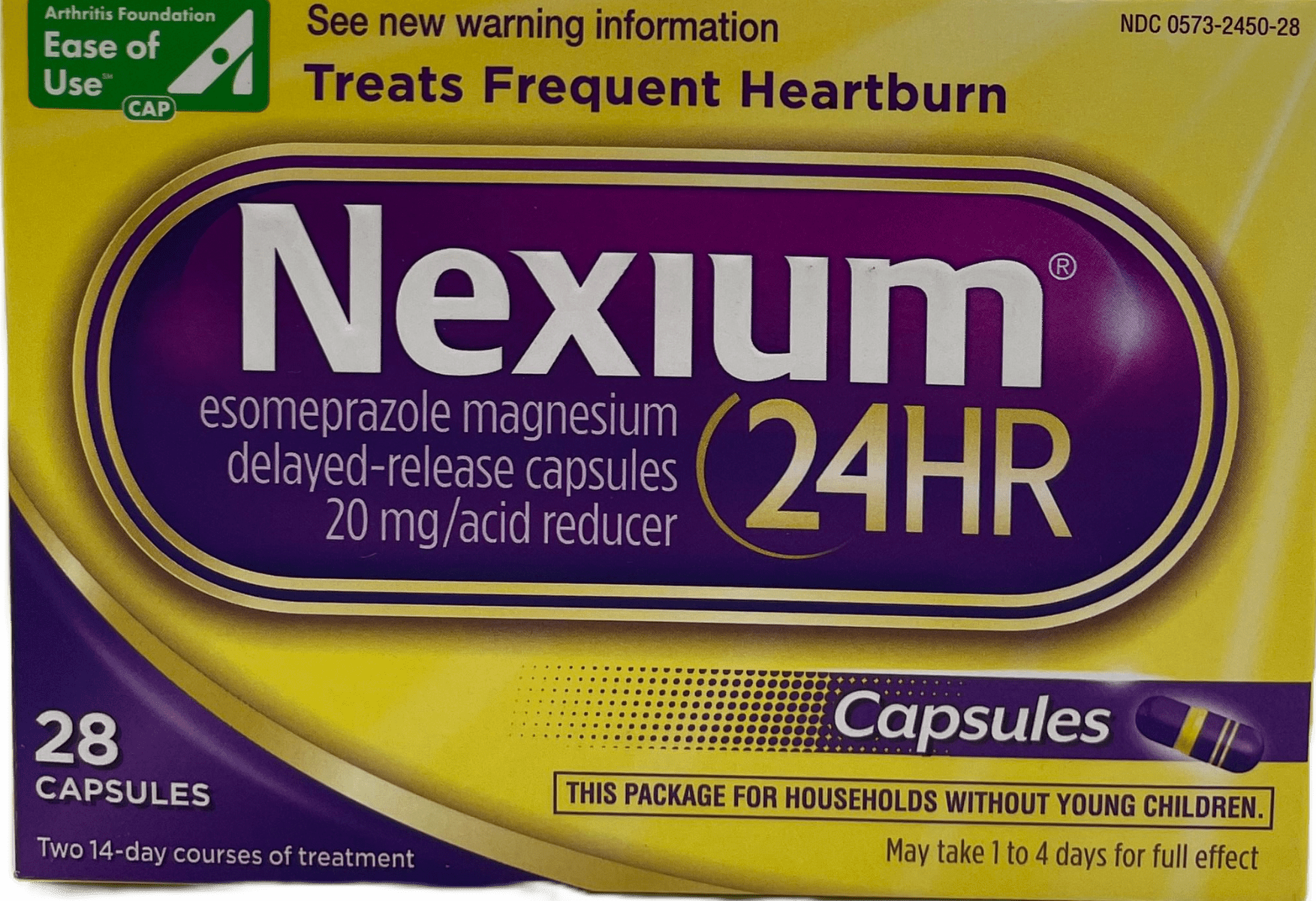 Nexium 24HR: 28-Day Supply for Lasting Heartburn Relief