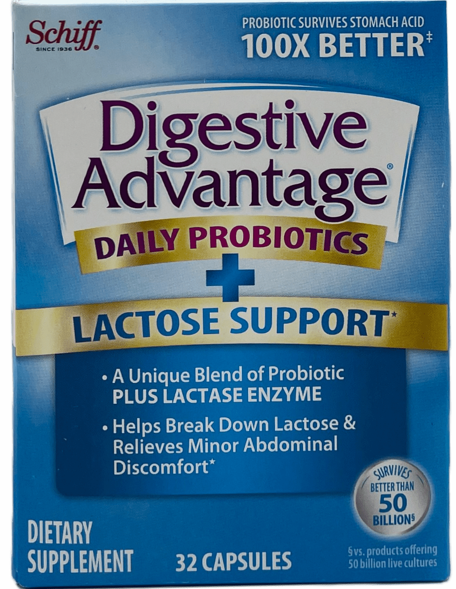 Digestive Advantage: 32-Day Probiotic Support for Lactose Lovers