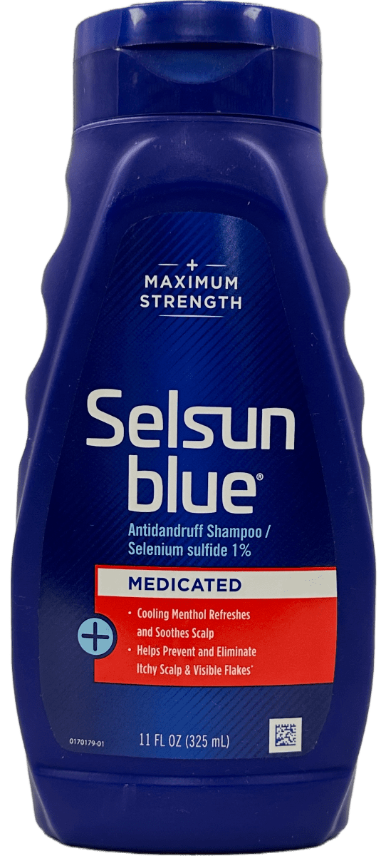 Selsun Blue Medicated Maximum Strength Shampoo 11 oz