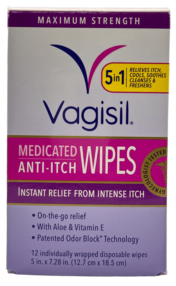 Vagisil Anti-Itch Wipes - 12 wipes
