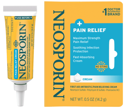 Neosporin + Pain Relief Dual Action Topical Antibiotic Ointment - 0.5 OZ