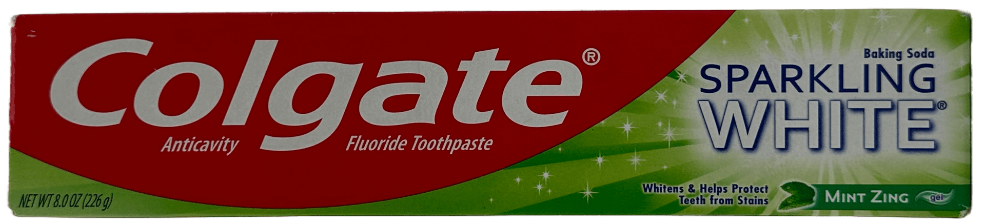 Colgate Sparkling White Toothpaste  - Mint Zing Gel - 8.0 OZ